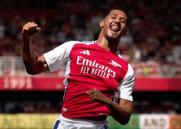 Read more about the article Saliba tuyên bố đầy tham vọng, Arsenal chưa muốn dừng lại