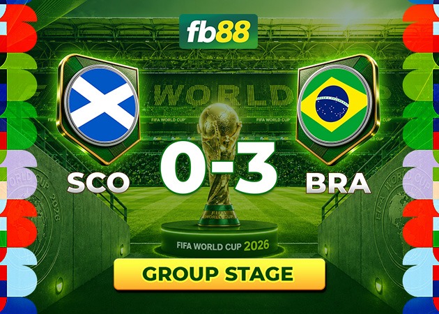 Read more about the article Highlight Brazil vs Scotland 05:00 25.06.2026 World Cup 2026