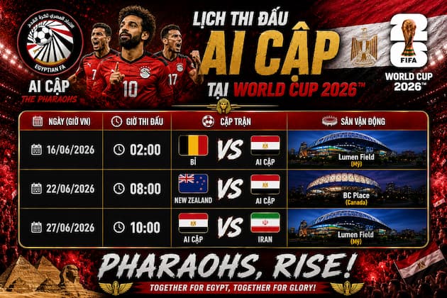 Phân Tích Nhận Định Bảng Đấu Của Ai Cập Tại World Cup 2026