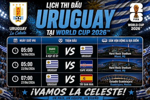 Phân Tích Nhận Định Bảng Đấu Của Uruguay Tại World Cup 2026