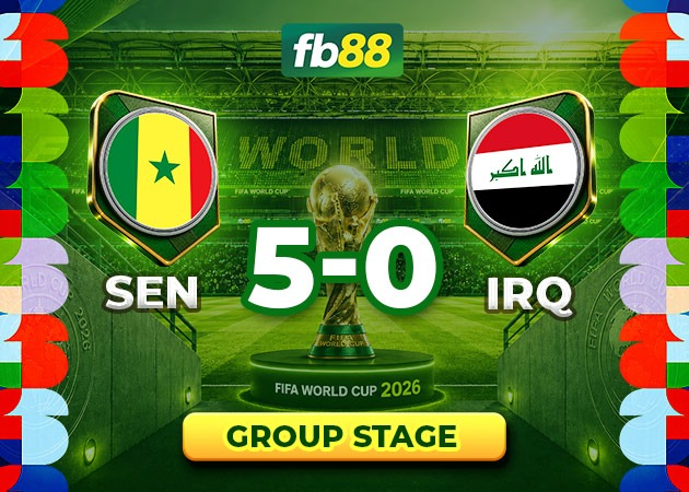 Read more about the article Highlight Senegal vs Iraq: Đại Thắng 5-0, Đại Diện Châu Phi Đá Hơn Người 80 Phút