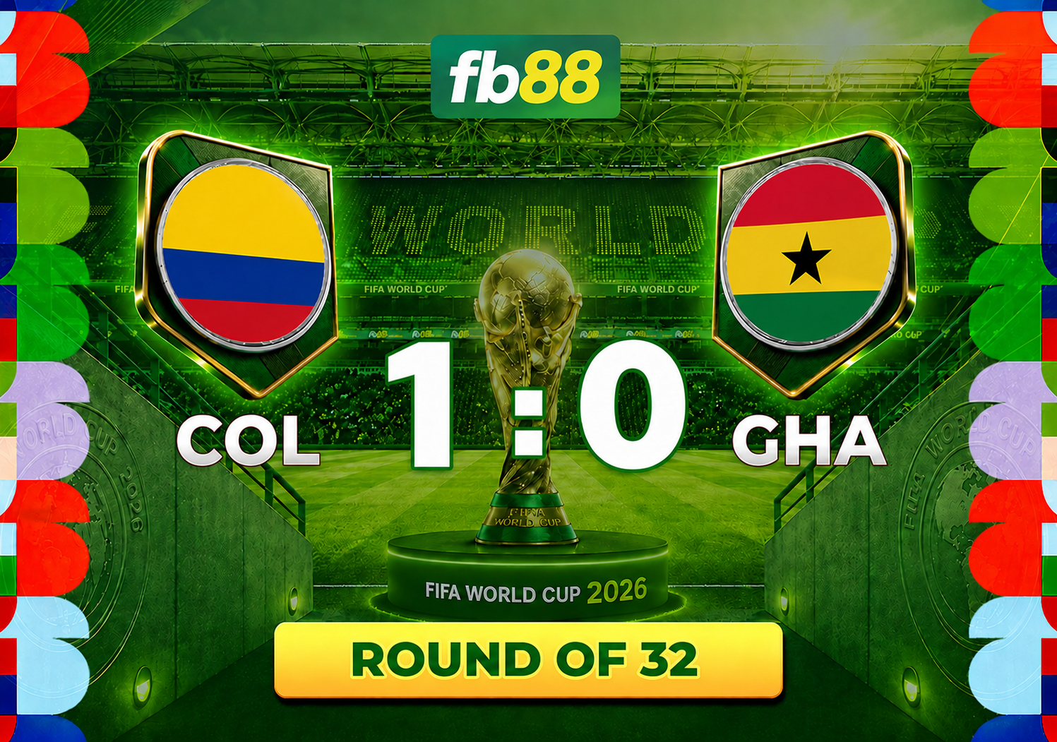 Read more about the article Highlight Colombia vs Ghana: Colombia Hủy Diệt — Ghana Không Sút Nổi Một Quả Trong 90 Phút