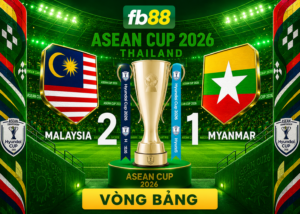 Highlight Malaysia vs Myanmar 2-1: Paulo Josué Ghi 2 Bàn Trong 5 Phút