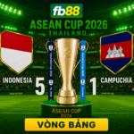 Highlight Indonesia vs Campuchia 5-1: Mitchell Baker Lập Hat-trick, Thủ Môn Campuchia Mắc Sai Lầm Ngớ Ngẩn