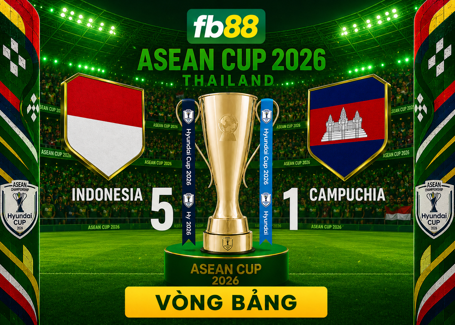 Read more about the article Highlight Indonesia vs Campuchia 5-1: Mitchell Baker Lập Hat-trick, Thủ Môn Campuchia Mắc Sai Lầm Ngớ Ngẩn