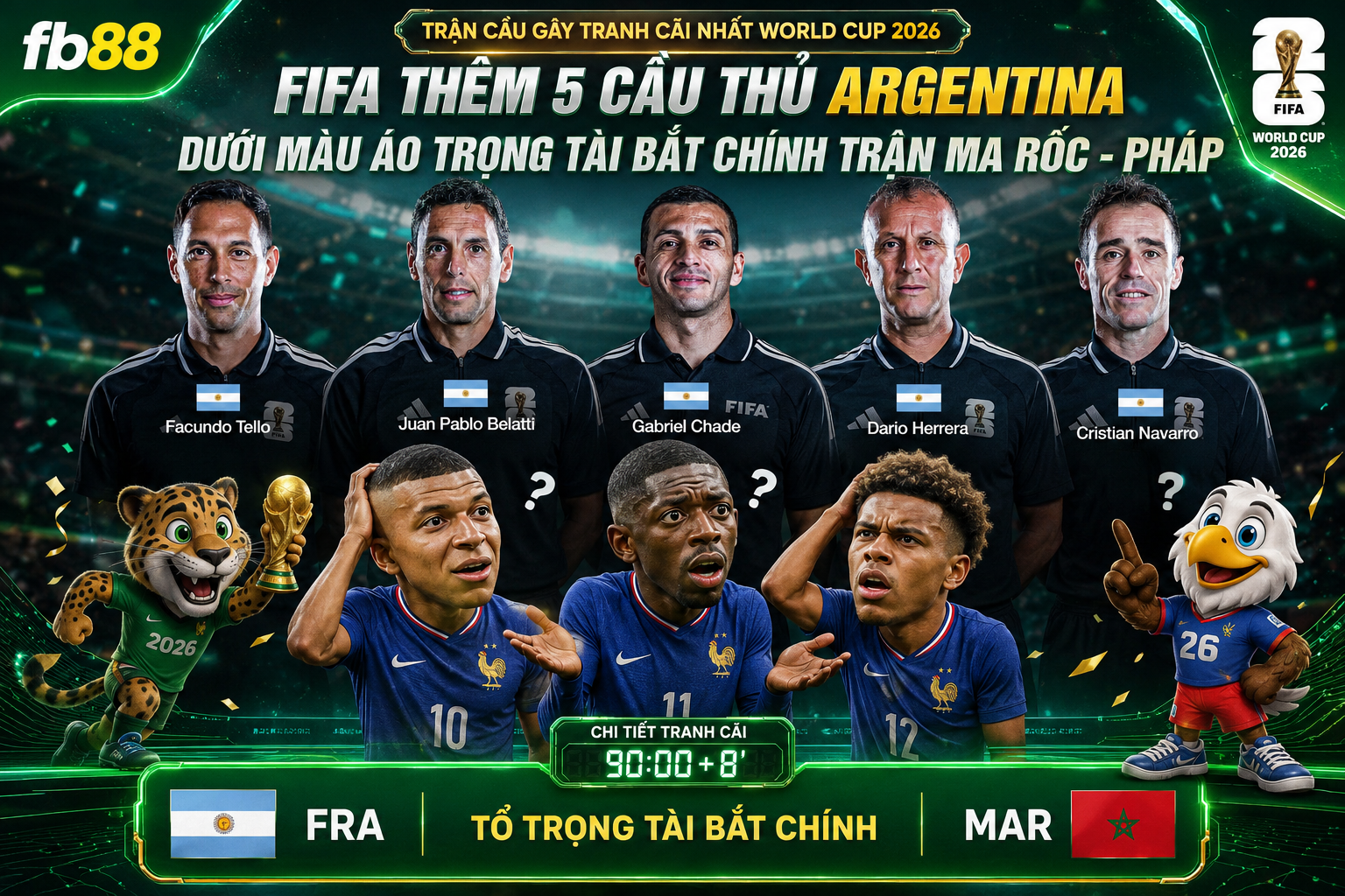 Pháp vs Ma Rốc: Tổ Trọng Tài Gây Tranh Cãi